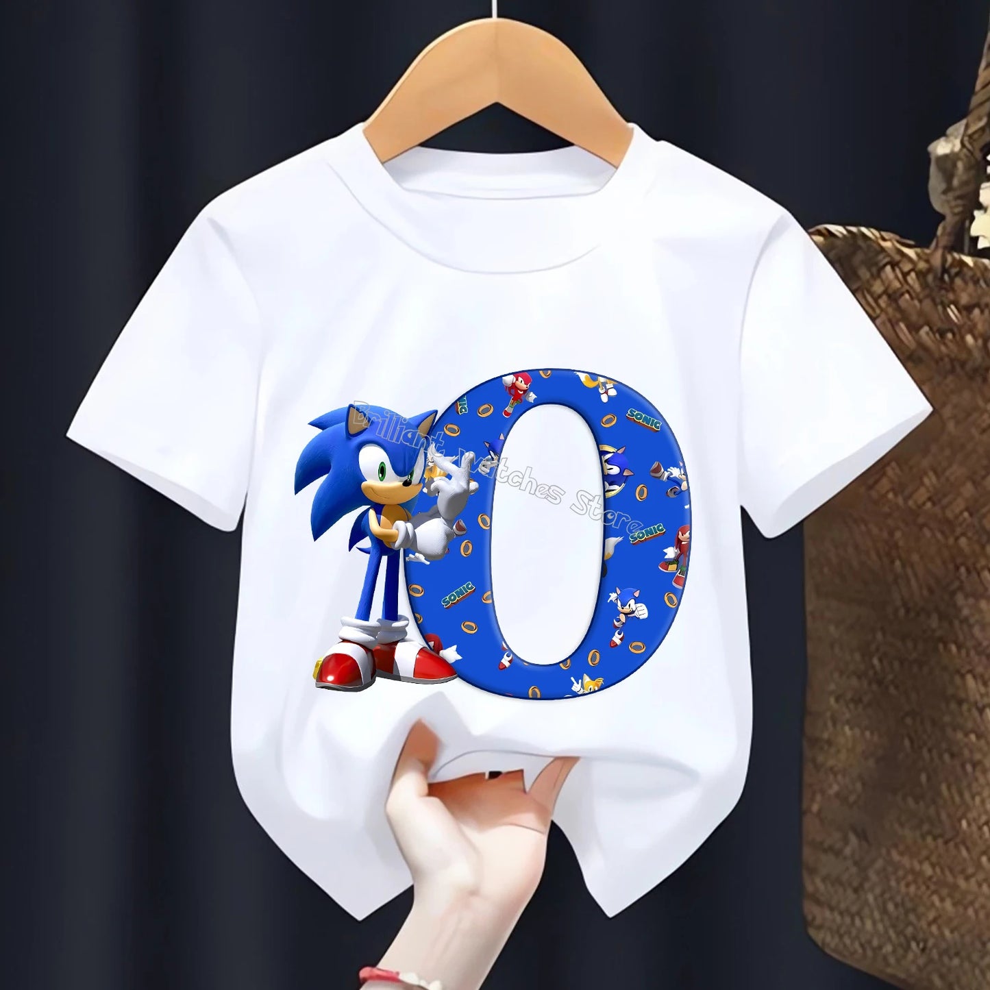 T-shirt  l’alphabet Sonic