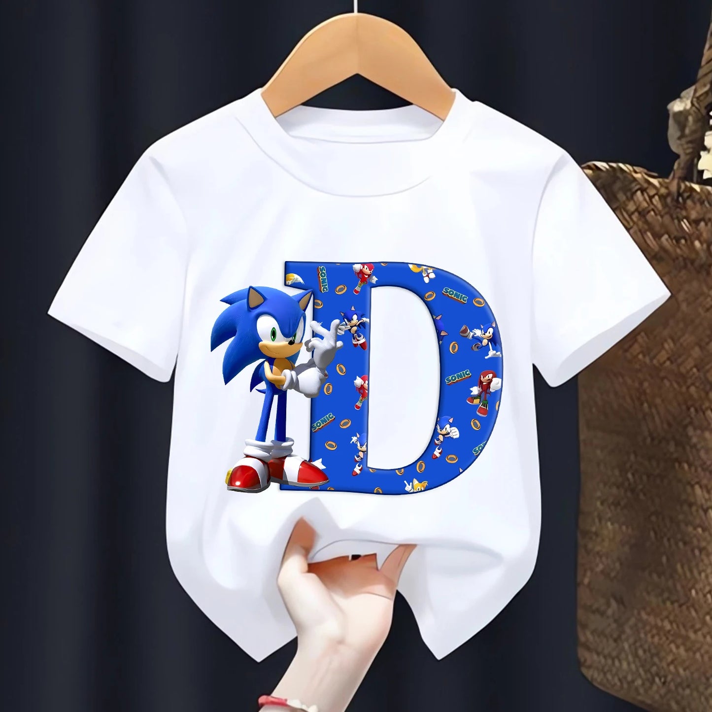 T-shirt  l’alphabet Sonic