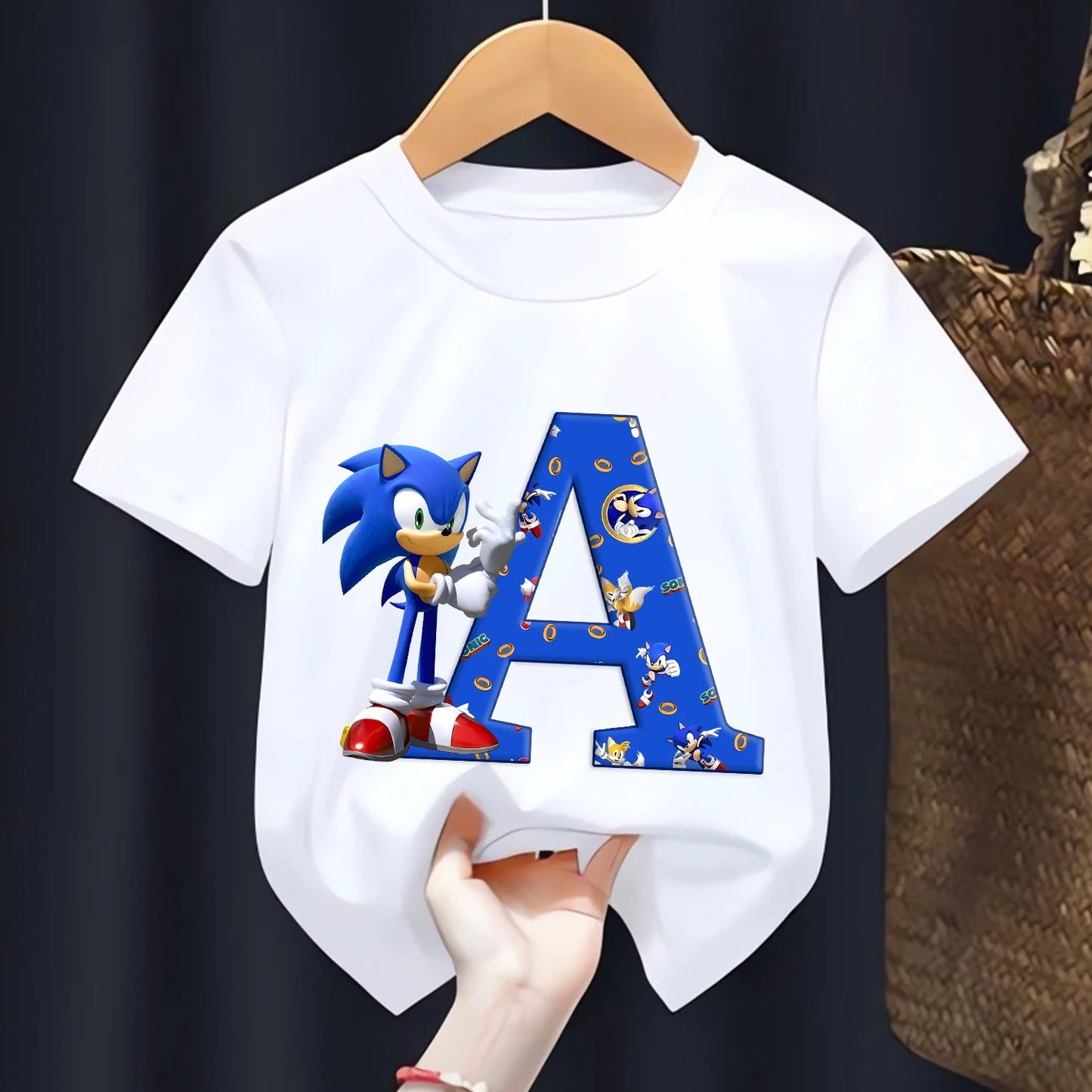 T-shirt  l’alphabet Sonic